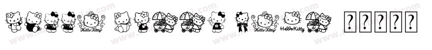 HELLO KITTY FONT字体转换